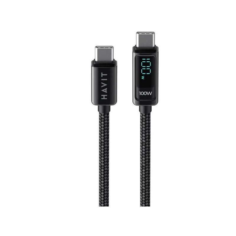 CABLE DE CARGA TIPO C A TIPO C DISPLAY